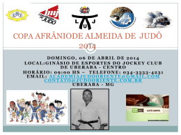 copa afranio de almeida de judo 2014 - Judô Oriente - Uberaba-MG