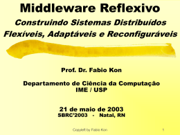 Middleware Reflexivo - IME-USP