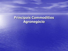 Principais Commodities Agricolas