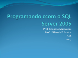 Provedor Gerenciado SQL Server
