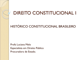 DIREITO CONSTITUCIONAL I