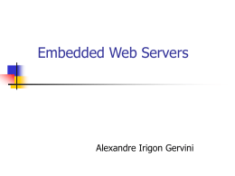 Embedded Web Servers