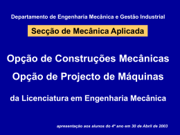 apresentação aos alunos do 4º ano em 30 de Abril de 2003