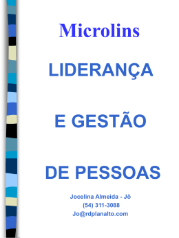 Lideran&ccedil;a e gest&atilde;o de pessoas &ndash; Microlins