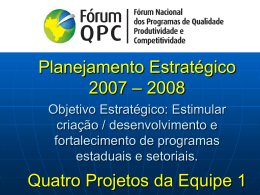 Equipe 1 - Movimento Brasil Competitivo