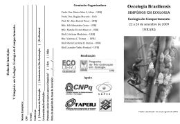 Ecologia do Comportamento