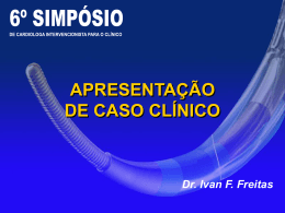 apresentação de caso clínico 6º simpósio