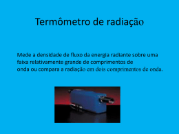 Termômetro de radiação