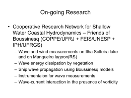 On-going Research - UFRJ-Coppe-Peno