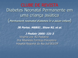 Diabetes neonatal permanente