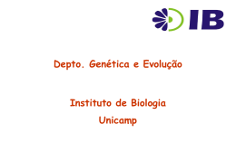 Slide 1 - Laboratório de Genômica e Expressão