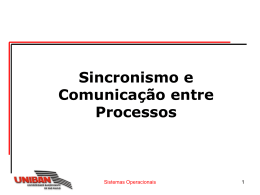Sincronismo e Comunicação entre Processos - Turma 3B