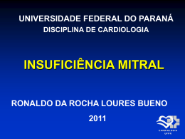 Insuficiência Mitral  - Hospital de Clínicas/UFPR