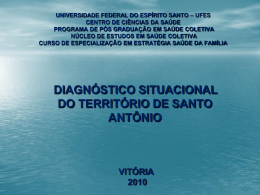 Diagnóstico – USF Santo Antônio