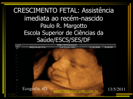 Crescimento fetal:Assistência imediata ao recém