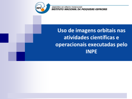 INPE: Produtos e Servi&ccedil;os
