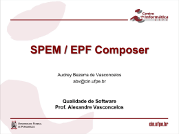 SPEM / EPF Composer - Centro de Informática da UFPE