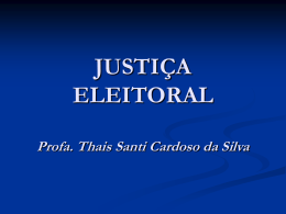 juiz eleitoral