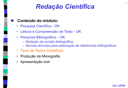 textos-cientificos-2003 - Universidade Federal de Pernambuco