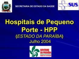 PDR 2004 - Secretaria de Estado da Saúde