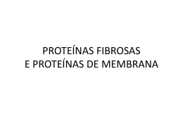 PROTE&Iacute;NAS FIBROSAS