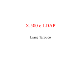 X.500 e LDAP