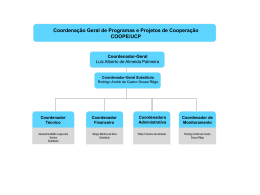 organograma 2014 - Unidade de Coordenação de Programas