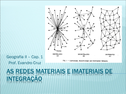 As redes materiais e imateriais de integração
