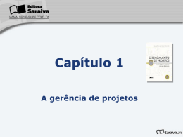Ger&ecirc;ncia de Projetos