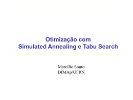 Simulated Annealing and Tabu Search