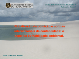 Grupo de Contabilidade Ambiental e Relatórios Sociais