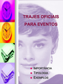 Trajes Oficiais para Eventos