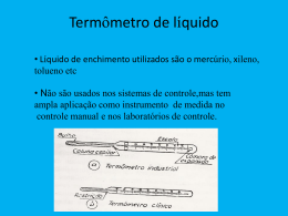 Termômetro de líquido