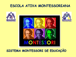 O Sistema Montessori de Educação