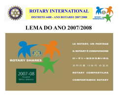 ano rotario 2007/2008