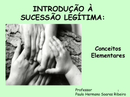 Introdu&ccedil;&atilde;o Sucess&atilde;o Leg&iacute;tima