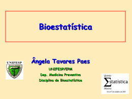 bioestatistica - IME-USP
