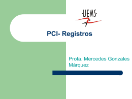 PCI-Registros