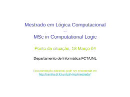Slide 1 - centria - Universidade Nova de Lisboa