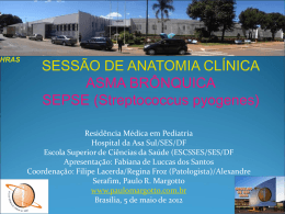 Sessão de Anatomia Clínica: Asma brônquica