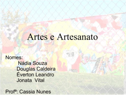 Artes e Artesanato - Alberto Wikispaces