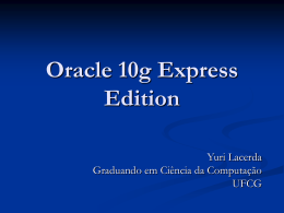 Oracle 10g Express Edition