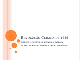 51RevoluçãoCubanade1959