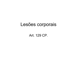Les&otilde;es corporais