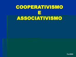 Cooperativismo e Associativismo