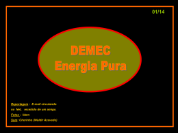 DEMEC _ Energia Pura _ Antônio Pedro Dariva