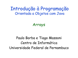 ArraysComTiago - Centro de Informática da UFPE