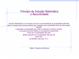 Princípios da Indução Matemática