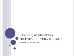 Revolução francesa política, cultura e classe
