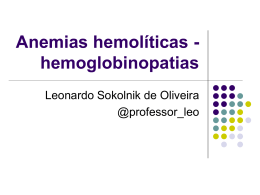 201401_Anemias hemolíticas – hemoglobinopatias